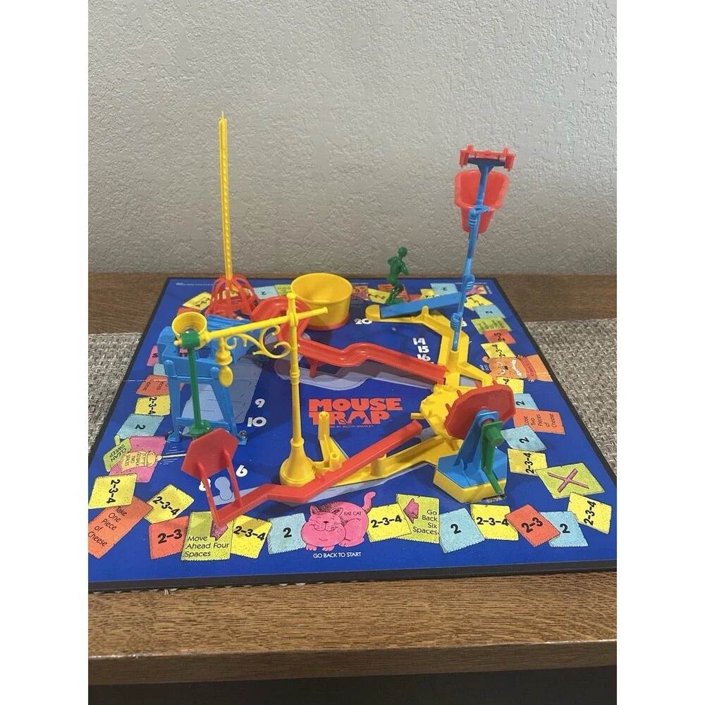 Vintage Mouse Trap Board Game 1986 Milton Bradley Classic Board Game
